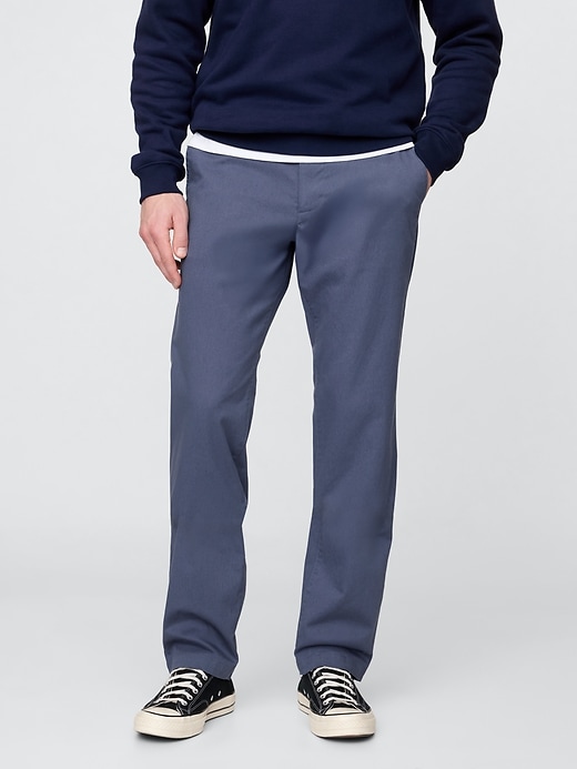pantalon kaki droit moderne