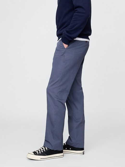 pantalon kaki droit moderne