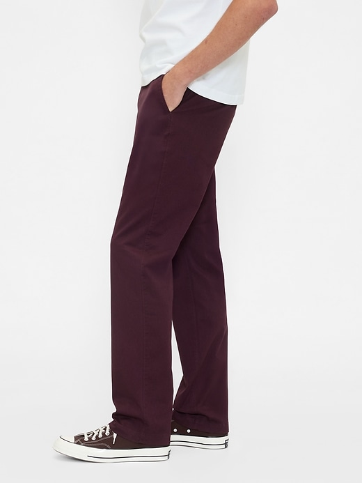 pantalon kaki droit moderne