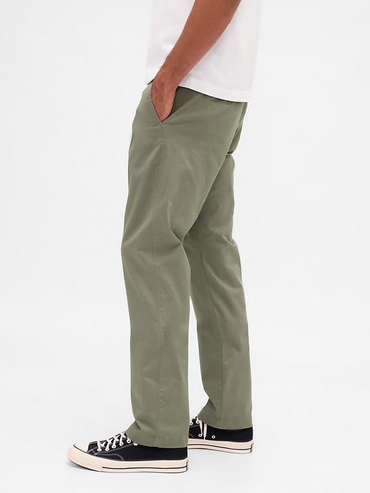 pantalon kaki droit moderne