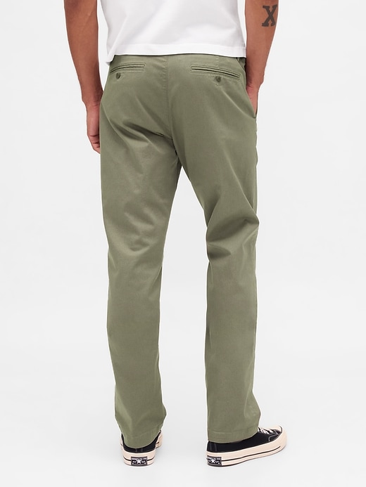pantalon kaki droit moderne