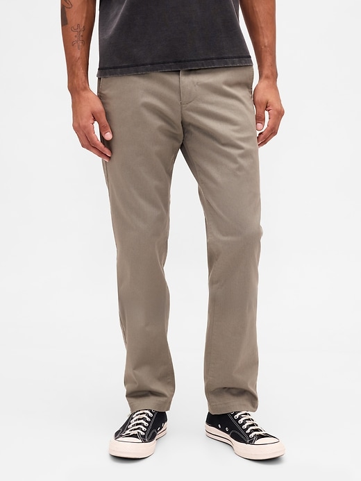 pantalon kaki droit moderne