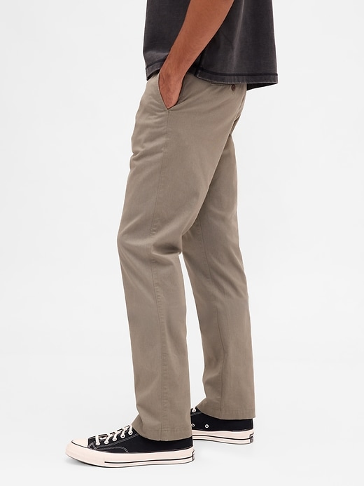 pantalon kaki droit moderne
