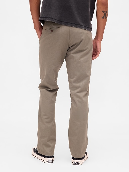 pantalon kaki droit moderne