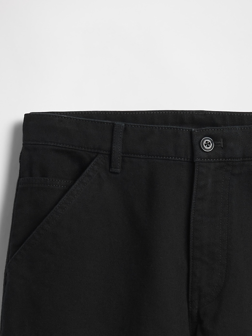 pantalon kaki utilitaire droit décontracté