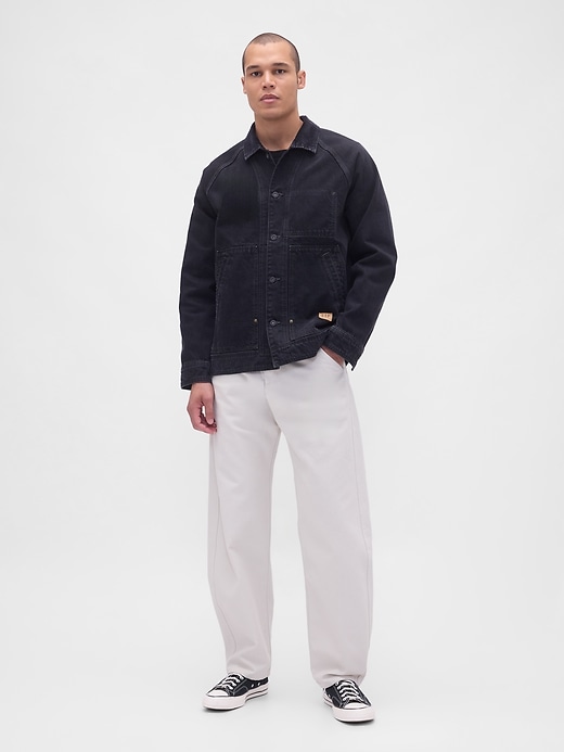 pantalon kaki en toile