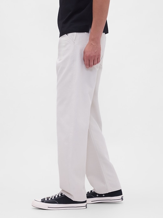 pantalon kaki en toile