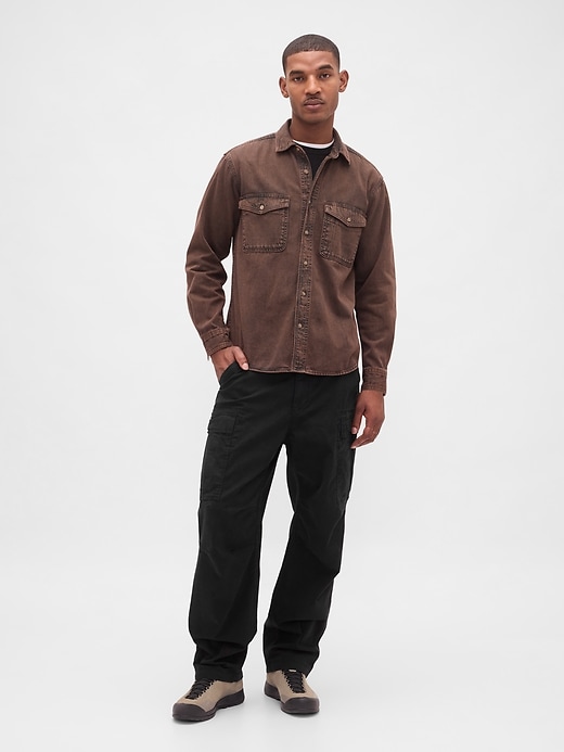 pantalon cargo décontracté