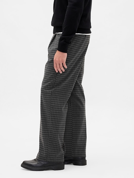 pantalon décontracté en laine mélangée 365