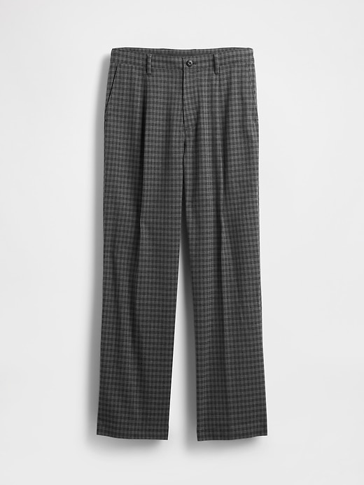 pantalon décontracté en laine mélangée 365