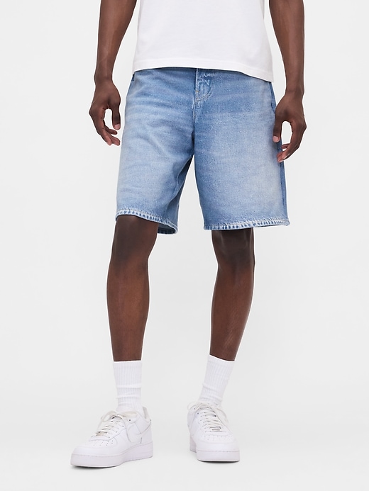gap × bÉis short ample en denim tricoté pour adulte