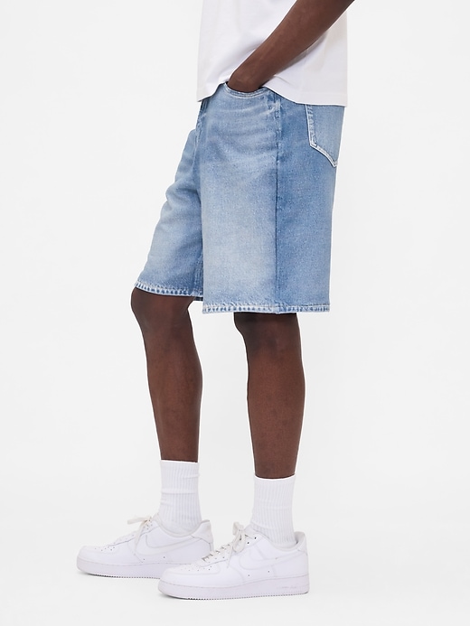 gap × bÉis short ample en denim tricoté pour adulte