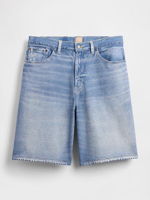 gap × bÉis short ample en denim tricoté pour adulte