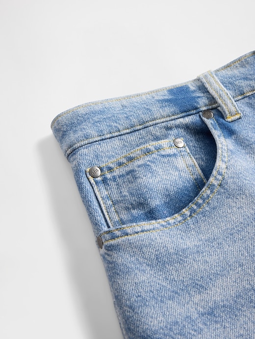 jean baggy en denim tricoté gap × bÉis