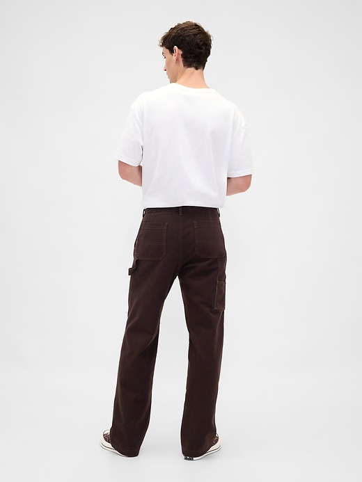 pantalon de charpentier ample en toile des années 90