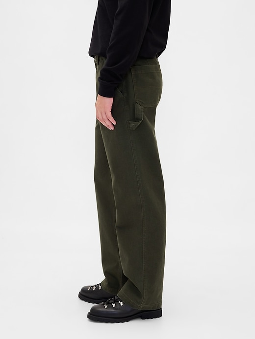 pantalon de charpentier ample en toile des années 90
