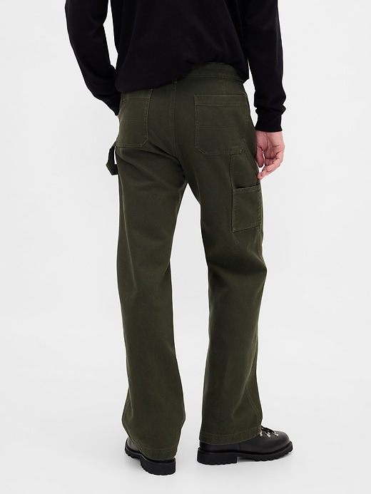 pantalon de charpentier ample en toile des années 90