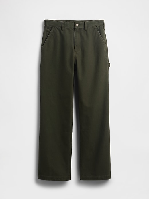 pantalon de charpentier ample en toile des années 90