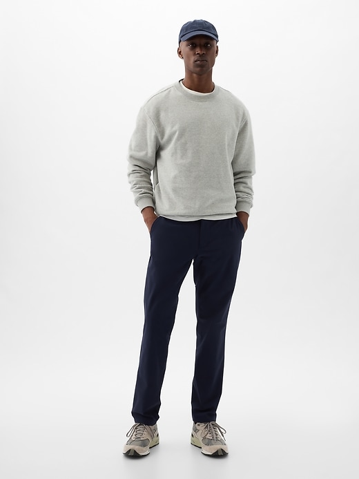pantalon kaki slim hybride