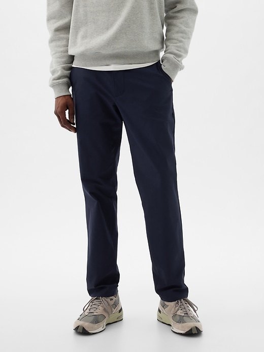 pantalon kaki slim hybride