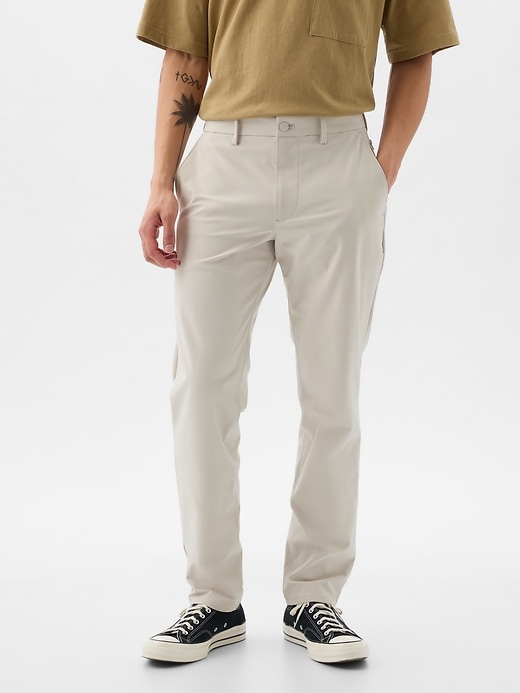 pantalon kaki slim hybride