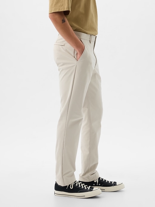 pantalon kaki slim hybride
