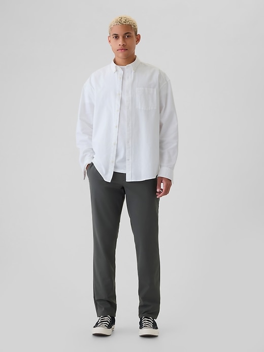 pantalon kaki slim hybride