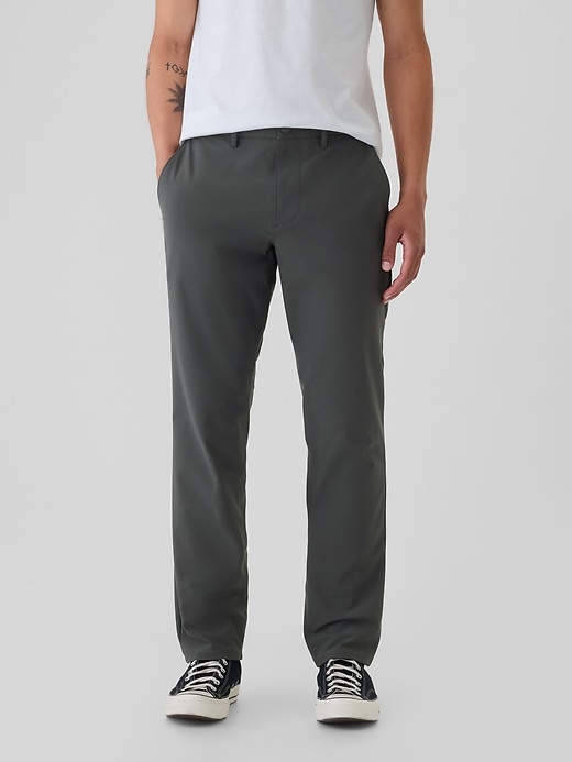 pantalon kaki slim hybride