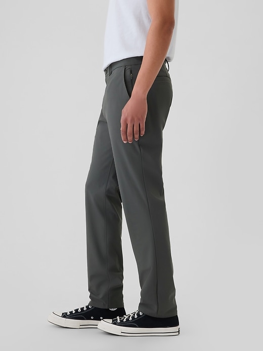 pantalon kaki slim hybride