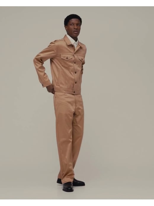 pantalon ample en satin gapstudio années 90