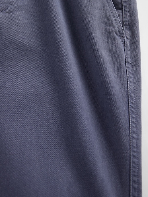pantalons kaki droits décontractés en sergé épais