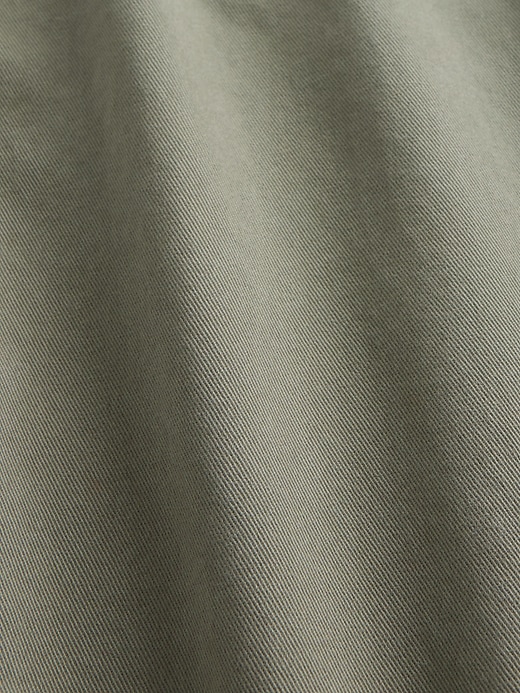 pantalons kaki droits décontractés en sergé épais