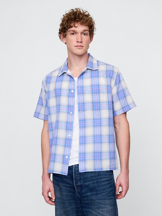 chemise en lin et coton