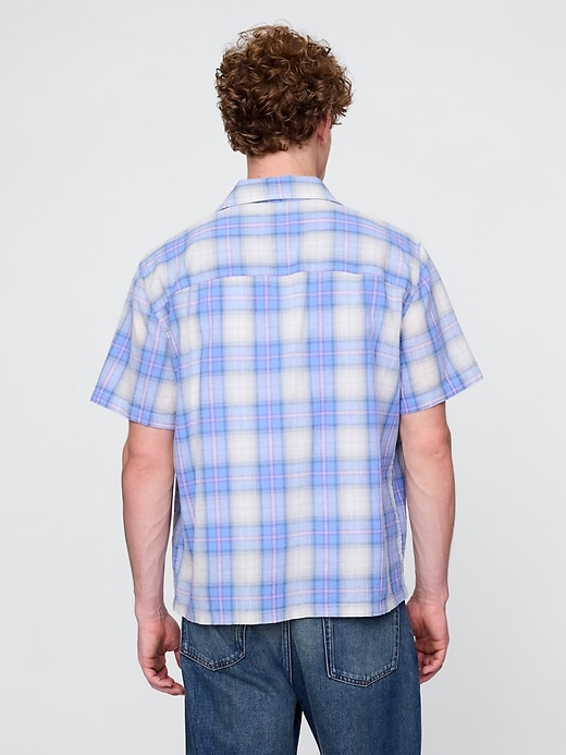 chemise en lin et coton