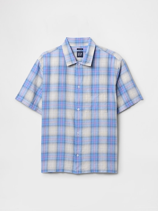 chemise en lin et coton