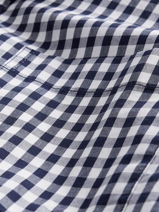 chemise classique en popeline de coton biologique