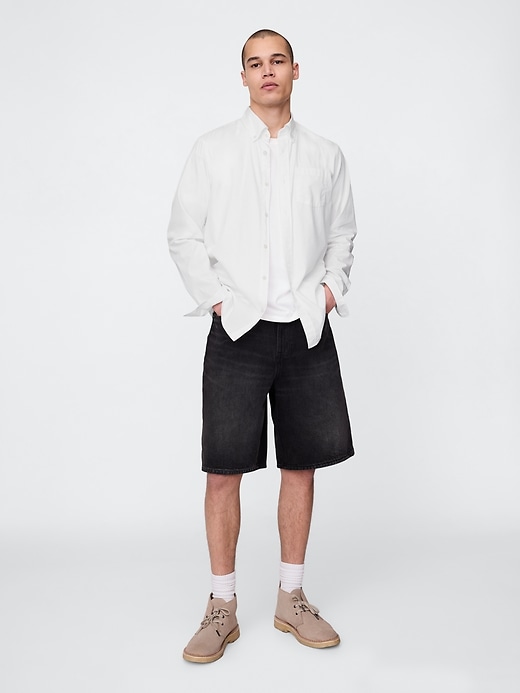 chemise classique en popeline de coton biologique