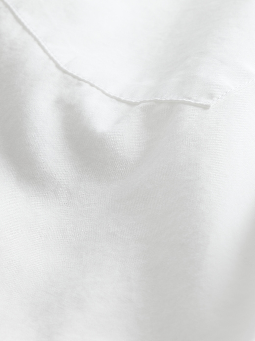 chemise classique en popeline de coton biologique