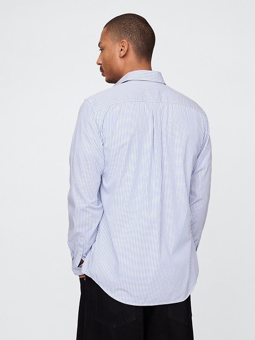 chemise classique en popeline de coton biologique