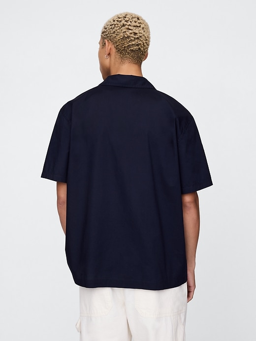 chemise en popeline à œillets