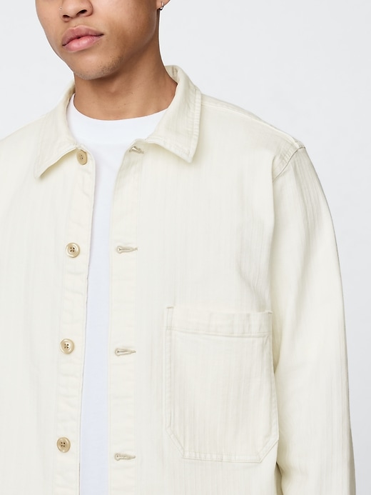 veste chemise en jean