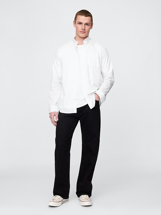 chemise en popeline coupe classique idéale pour toute la journée