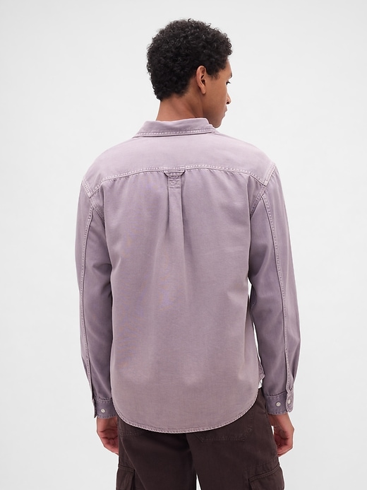 chemise décontractée en denim ultra-doux