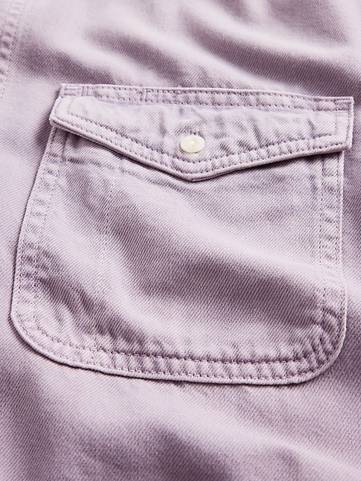 chemise décontractée en denim ultra-doux