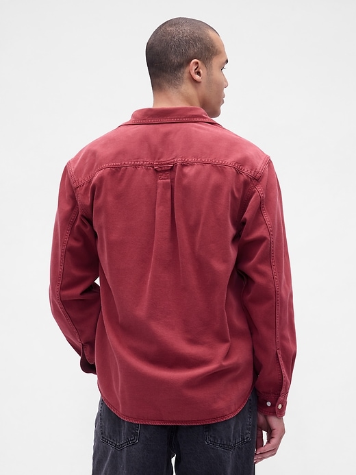 chemise décontractée en denim ultra-doux