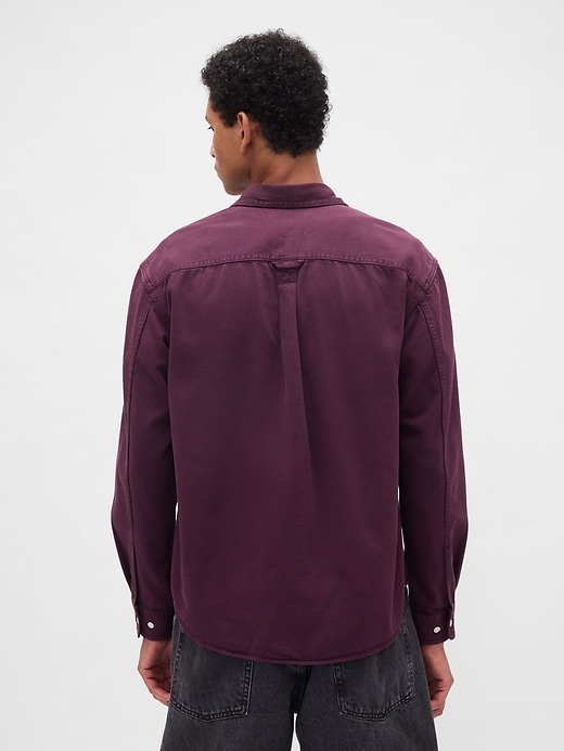 chemise décontractée en denim ultra-doux
