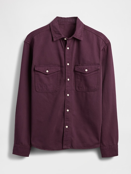 chemise décontractée en denim ultra-doux