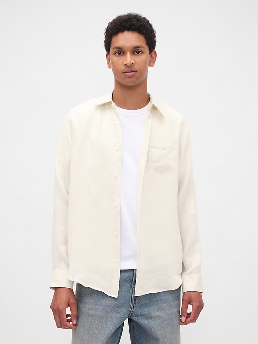 chemise classique 100 lin