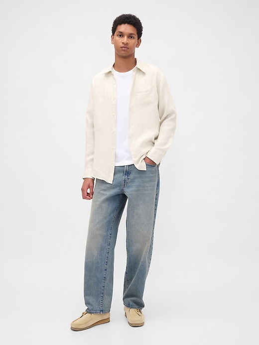 chemise classique 100 lin