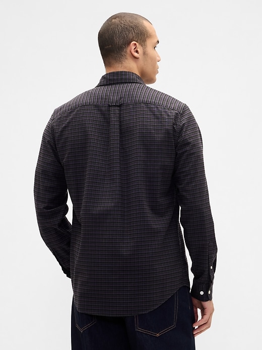 chemise oxford à carreaux